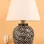 Rapide Handmade Ceramic Lampshade Black and White