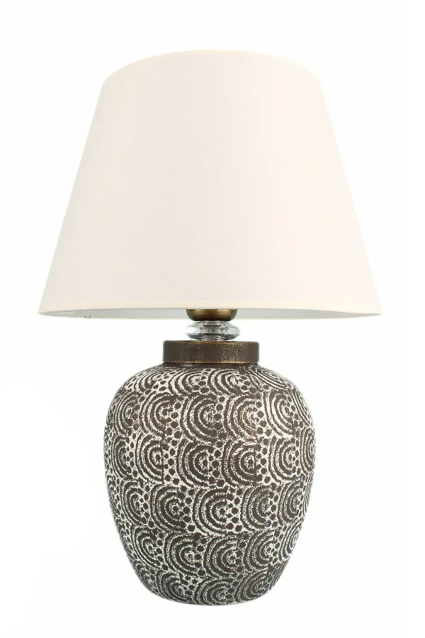 Planate Handmade Ceramic Lampshade Gray White