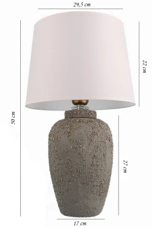 Jouer Handmade Ceramic Lampshade Gray White Jouer Handmade Ceramic Lampshade Gray White