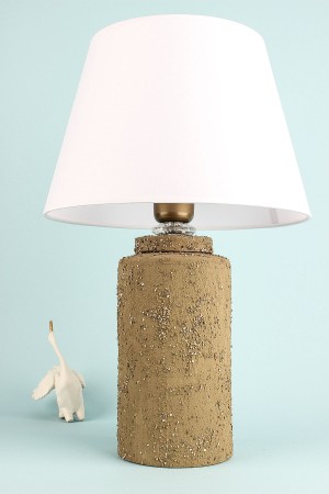 Course Handmade Ceramic Lampshade Brown-white