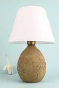 Plus Handmade Ceramic Lampshade Brown-white