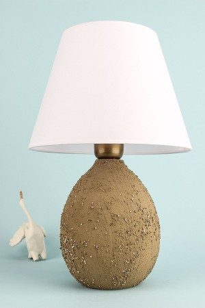 Plus Handmade Ceramic Lampshade Brown-white