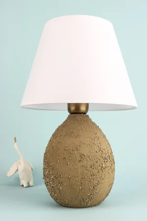 Plus Handmade Ceramic Lampshade Brown-white