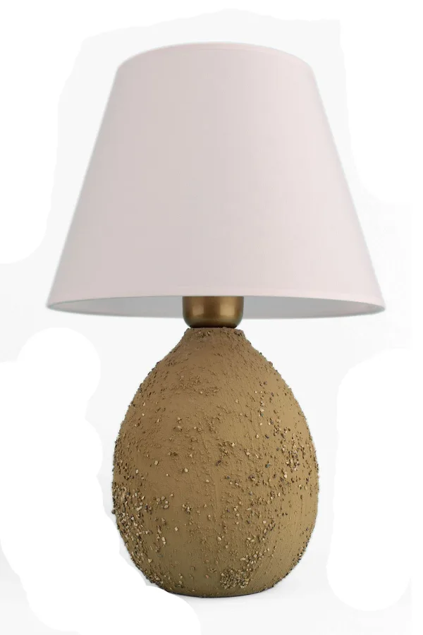 Plus Handmade Ceramic Lampshade Brown-white
