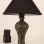 Triste Handmade Ceramic Lampshade Black