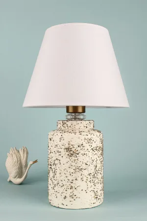 Fermoir Handmade Ceramic Lampshade White