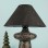 Sesame Handmade Ceramic Lampshade Black
