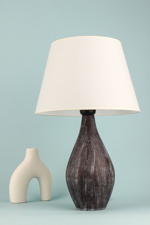 Basilic Handmade Ceramic Lampshade White