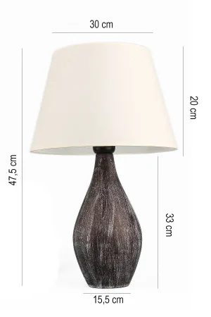 Basilic Handmade Ceramic Lampshade White Basilic Handmade Ceramic Lampshade White