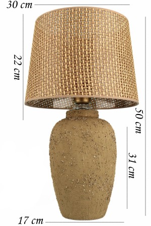 Coller Handmade Ceramic Lampshade Brown