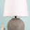 Royal Handmade Ceramic Lampshade Gray White