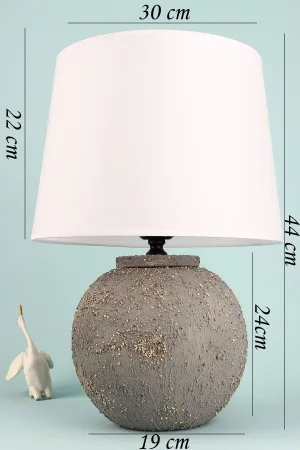 Royal Handmade Ceramic Lampshade Gray White Royal Handmade Ceramic Lampshade Gray White