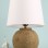 Clair Handmade Ceramic Lampshade Brown White