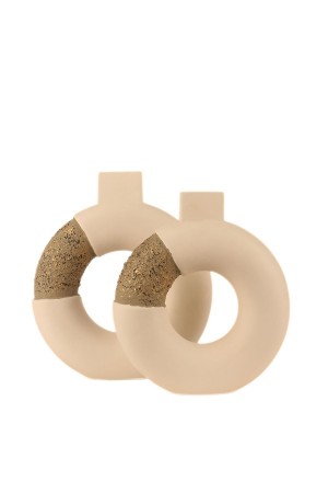 Verser 2-Piece Handmade Decorative Ceramic Vase