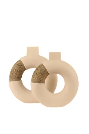 Verser 2-Piece Handmade Decorative Ceramic Vase Verser 2-Piece Handmade Decorative Ceramic Vase