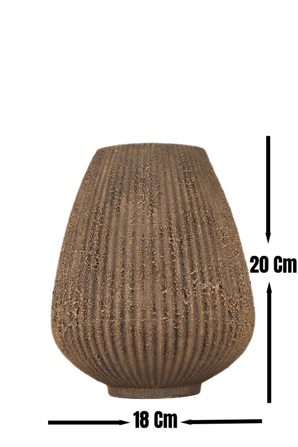 Barrel Handmade Decorative Ceramic Vase