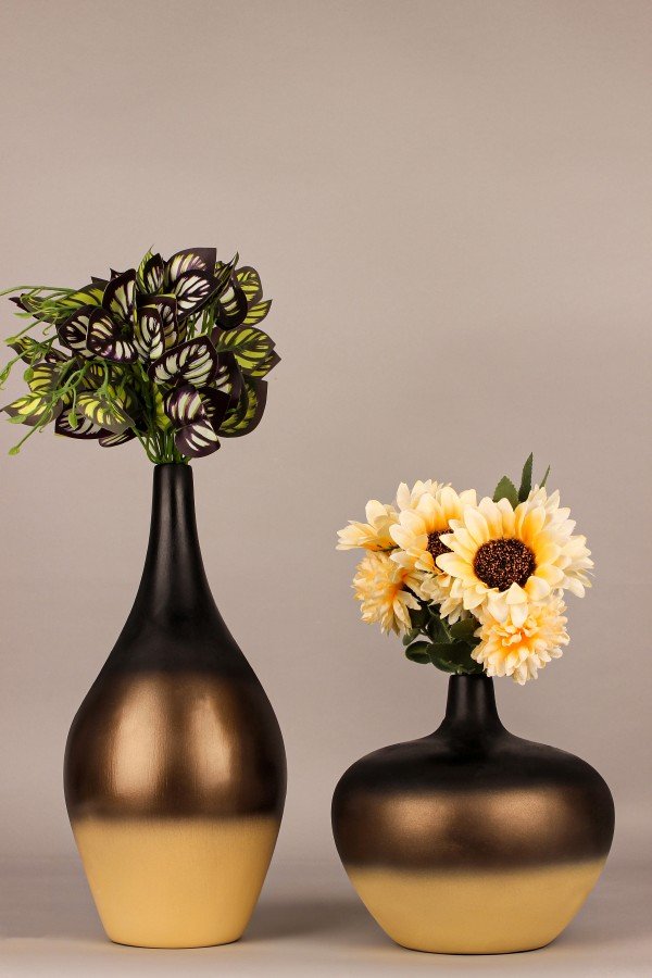 Brunella Duo Handmade Decorative Ceramic 2-Piece Vase