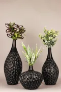 Lucerno Handmade Decorative Ceramic 3-Piece Vase Set