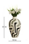 Whitevas Handmade Decorative Ceramic Vase Whitevas Handmade Decorative Ceramic Vase