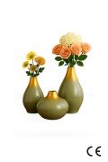 Olvessa Handmade Decorative Ceramic 3-Piece Vase Set