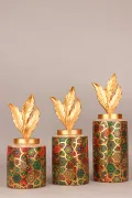 Lazoria Handmade Decorative Ceramic Set of 3 Vase Lazoria Handmade Decorative Ceramic Set of 3 Vase