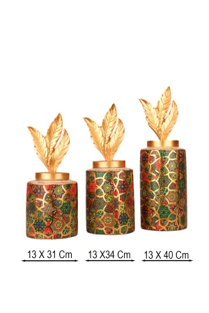 Lazoria Handmade Decorative Ceramic Set of 3 Vase