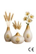 Regalia Handmade Decorative Ceramic 3-Piece Vase Set