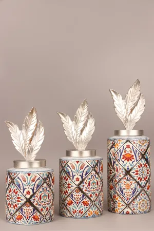 SilverDance Handmade Decorative Ceramic Vase