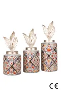 SilverDance Handmade Decorative Ceramic Vase SilverDance Handmade Decorative Ceramic Vase