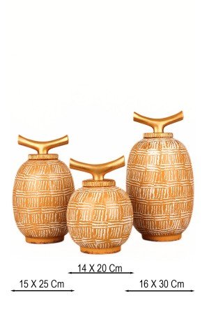 Trivora Handmade Dekoratif Seramik Vazo