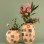 Marelle Patterned 2 Piece Set Vase Colored
