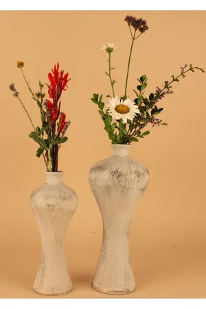 Journal 2 Li Set Beige Gold Vase