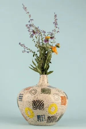 Miserable Handmade Ceramic Patterned Vase