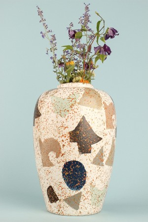 Courir Handmade Ceramic Patterned Vase