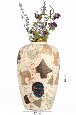 Courir Handmade Ceramic Patterned Vase