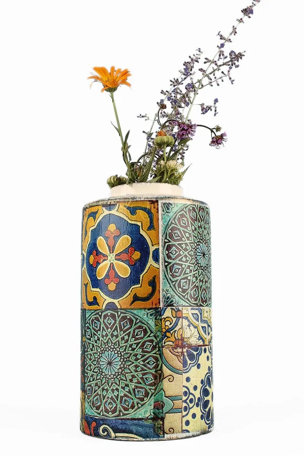 Marcher Handmade Ceramic Patterned Vase Buy Marcher Handmade Ceramic Patterned Vase