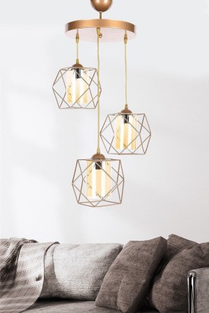 Mudulight Fer 3 Piece Pendant Antique