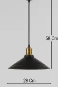 Amberia Single Pendant Chandelier
