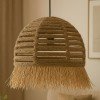 Rafina Handmade Single Pendant Jute Chandelier