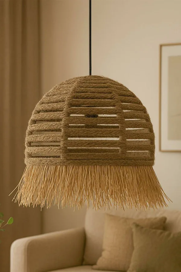 Rafina Handmade Tekli Sarkıt Jüt Avize Satın Al Rafina Handmade Tekli Sarkıt Jüt Avize Gözat