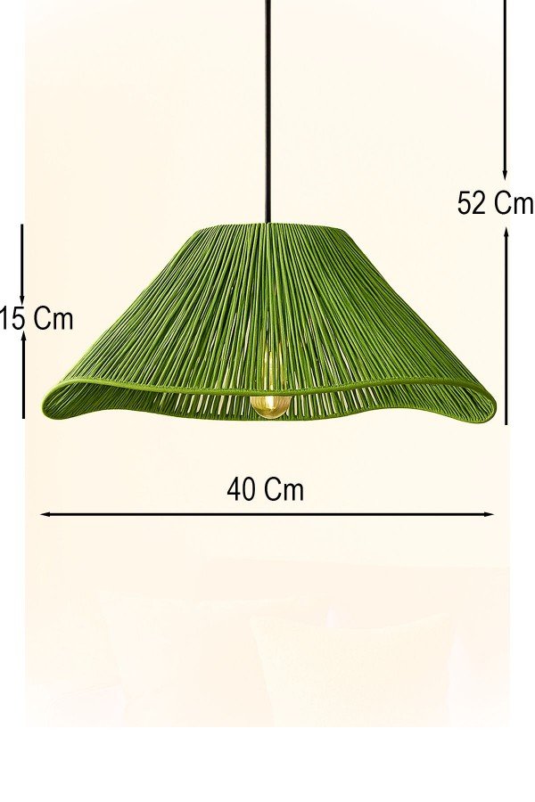 GreenFav El Yapımı Tekli Sarkıt Avize Gözat