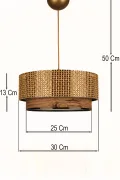 Bambusa Handmade Single Pendant Chandelier