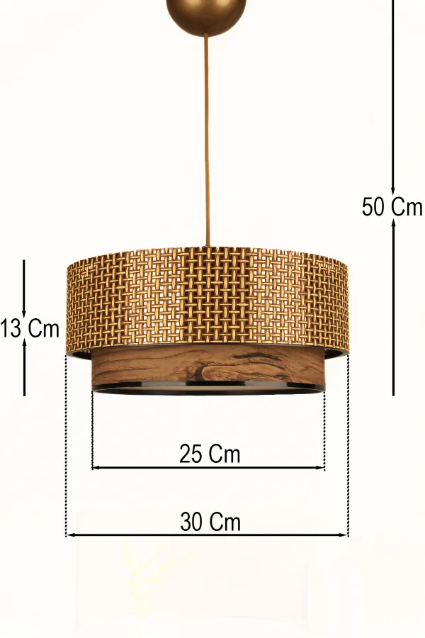 Bambusa Handmade Single Pendant Chandelier