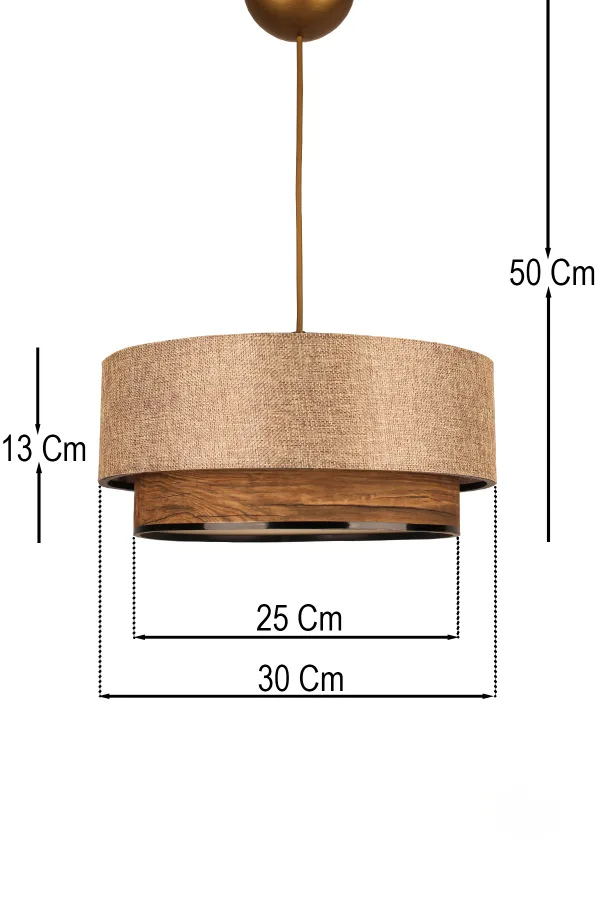 Lunaria Handmade Tekli Sarkıt Avize