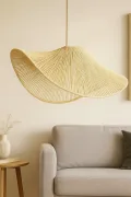Charmelle Handmade Single Pendant Chandelier Ecru