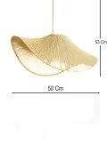 Charmelle Handmade Single Pendant Chandelier Ecru