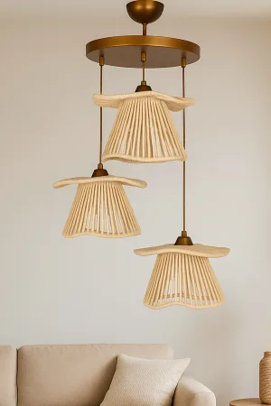 Senkron Handmade 3'lü Avize