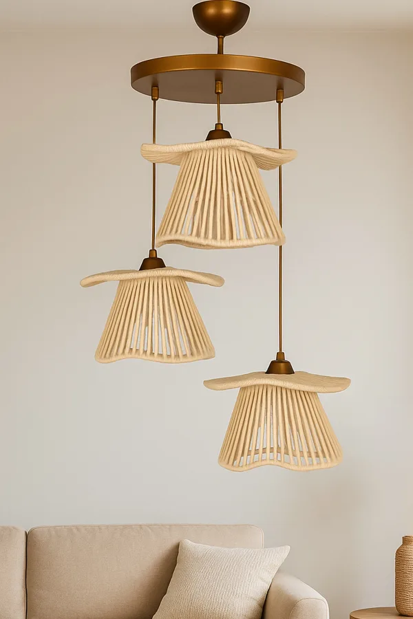 Senkron Handmade 3'lü Avize