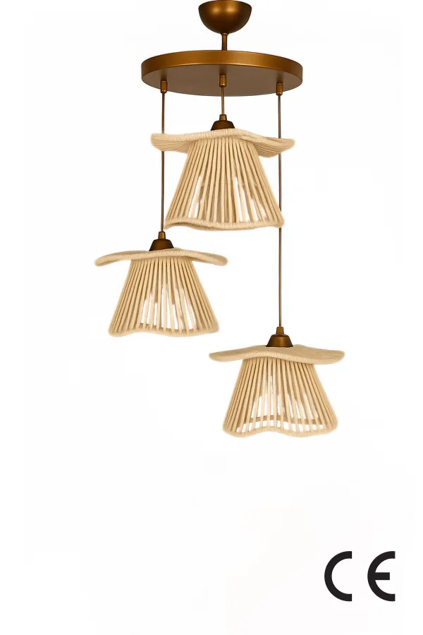 Senkron Handmade 3'lü Avize