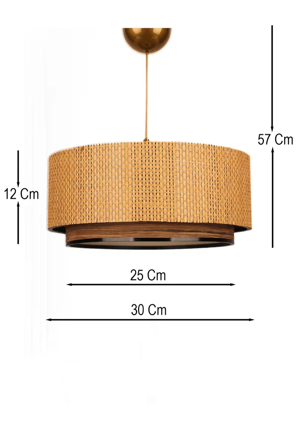Luvra Handmade Tekli Sarkıt Avize